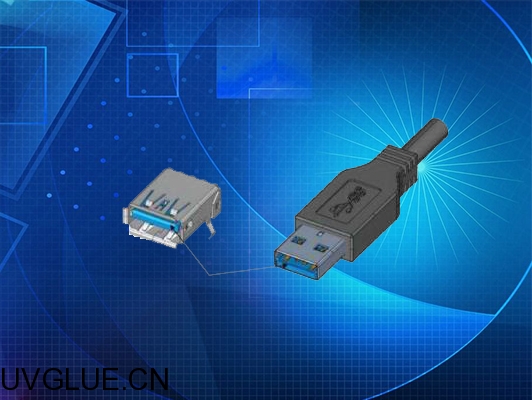 CRCBOND196300 USB接口防水封装UV无影胶水